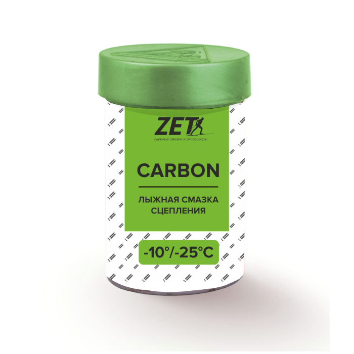 Мазь держания ZET Carbon Green (-10°С -25°С) 30 г.