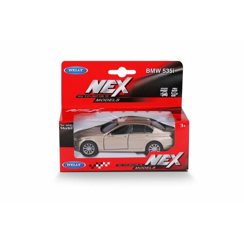 Машинка Welly 1:38 BMW 535i (в асс) 43635W машинка welly lamborghini urus модель машины 1 38 с пружинным механизмом цвет в ассортименте