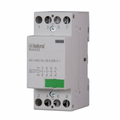 Модульный контактор iskra IKA432-22230V 3510₽