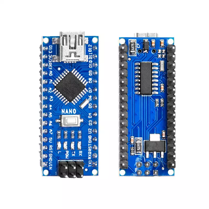 Программируемый контроллер Arduino Nano V3.0 CH340G на Atmega328P припаян + мини кабель