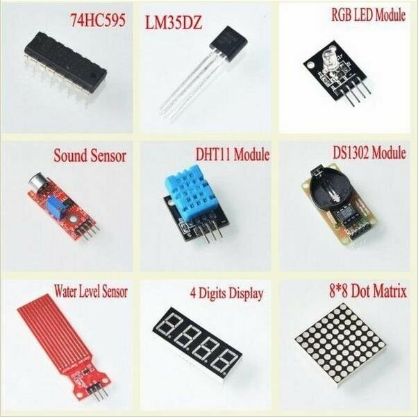 Обучающий набор контроллер Arduino UNO R3 Starter Kit обновленная версия с RFID модулем для начинающих в пластиковом кейсе Kit №1 — фото 1