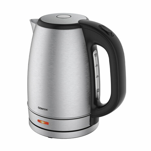 Чайник электрический 17Л 2200ВТ диск окно уровня воды LED индик крышка МАТ нерж сталь CENTEK 414400₽