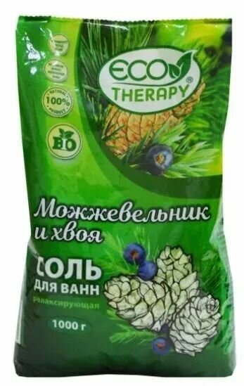 Ренессанс Косметик Соль для ванн Ecotherapy "Можжевельник и хвоя", 1 кг