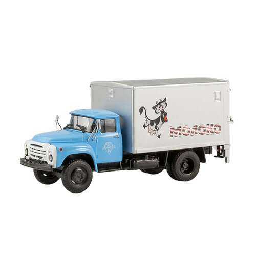 ЗИЛ-130 фургон с грузоподъёмным бортом У-165 молоко на шасси ЗИЛ-130