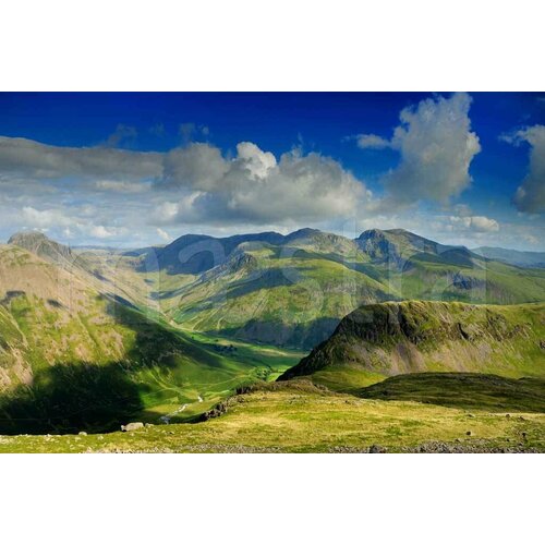 Фотообои Англия горный пейзаж 275x415 (ВхШ), бесшовные, флизелиновые, MasterFresok арт 9-587