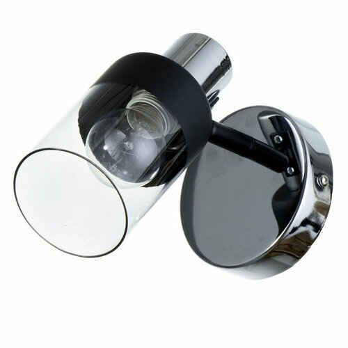 Светильник Масуми 1х60Вт Е14 черныйхром 18х10х165см 1475₽