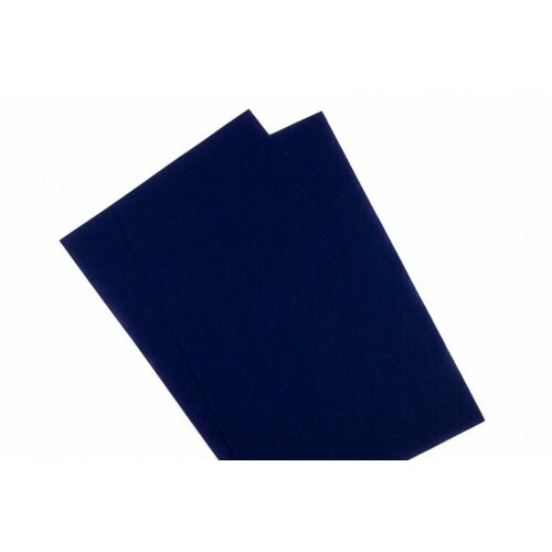 Фетр жёсткий 20х30см, цвет 679 синий, толщина 1мм, 1021-105, 1 лист
