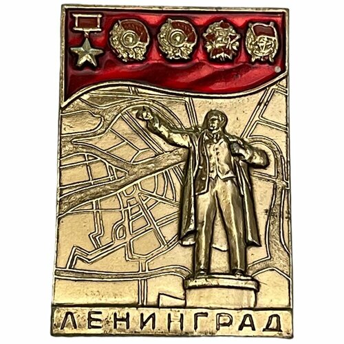 Знак Ленинград СССР 1981-1990 гг. (3) знак локомотив год основания 1935 ссср 1981 1990 гг