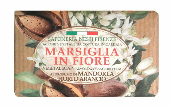 фото NESTI DANTE Мыло для рук и тела Almond and Orange Flowers Мыло Миндаль и Цветы апельсина, 125 г
