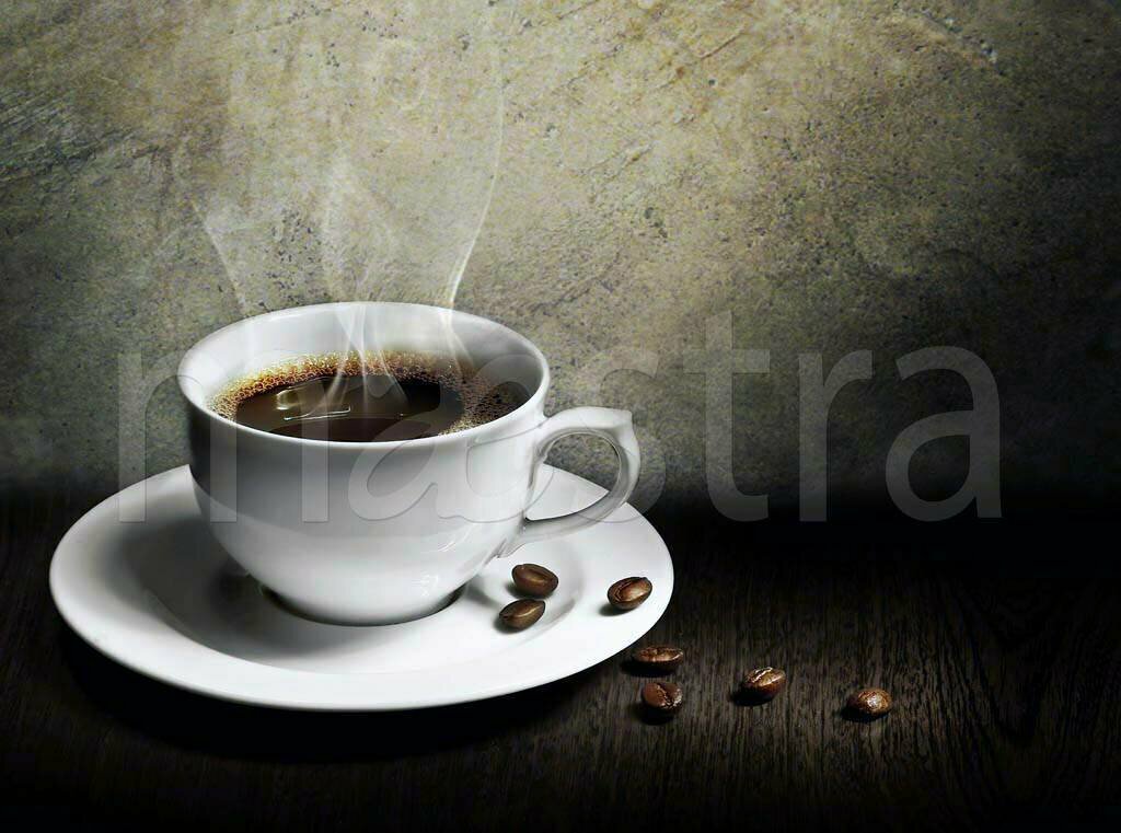 Фотообои Чашка с кофе 275x371 (ВхШ), бесшовные, флизелиновые, MasterFresok арт 4-130