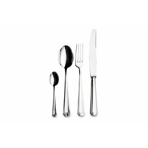 Набор столовых приборов Schiavon Деко на 6 персон 24 предмета, кофр, посеребрение