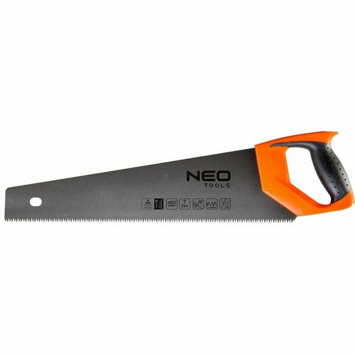 NEO Tools Ножовка по дереву, 450 мм, 7TPI, PTFE 41-016