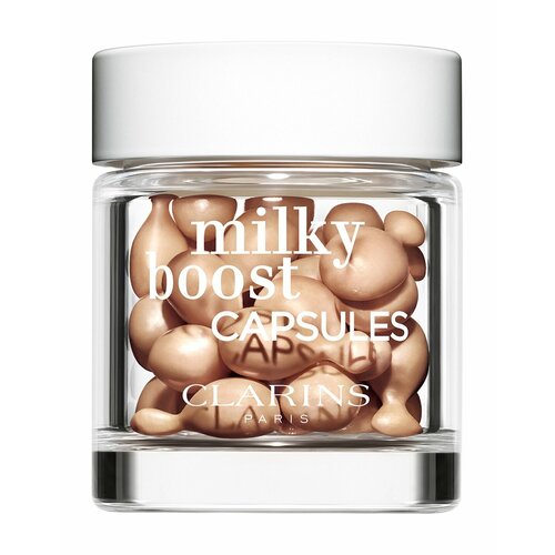 CLARINS Milky Boost Capsules Тональный флюид для лица в капсулах, 7,8 мл, 03,5