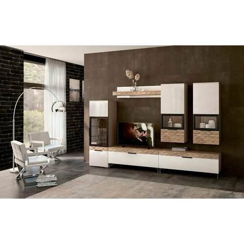 Гостиная Дели 2 белый супермат