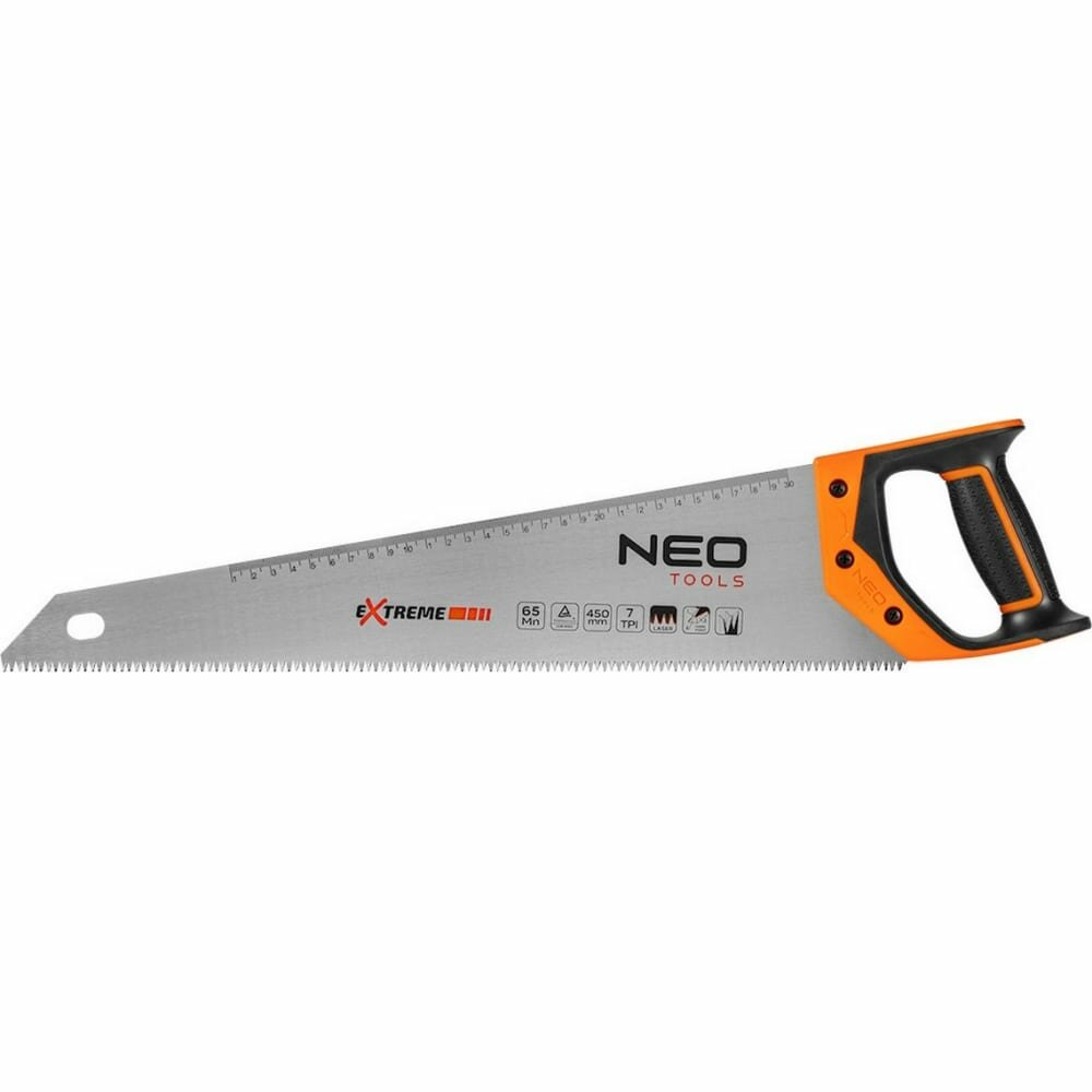 NEO Tools Ножовка по дереву 450 мм 7TPI 41-136