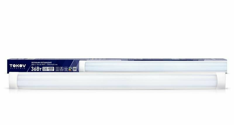 Светильник светодиодный TOKOV ELECTRIC ДБО-L1-36-4K-IP20 36Вт 4000К - фото №1