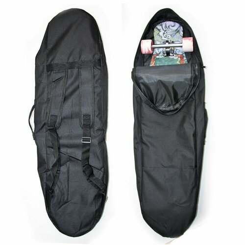 фото Чехол для лонгборда, скейтборда, круизера, сумка. черный 120*38см, 600d яскейтер