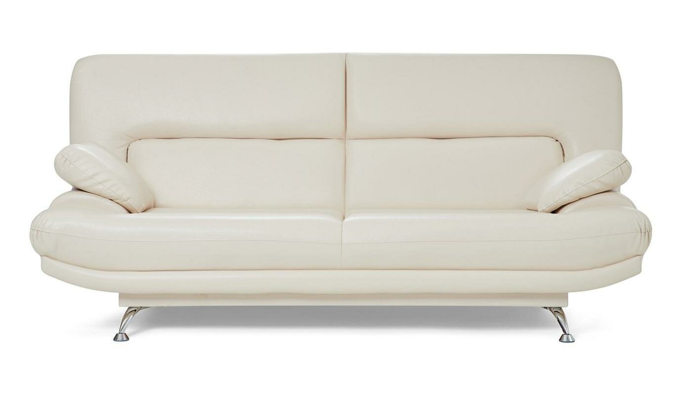 фото Прямой диван Бавария Техас Серый Экокожа, механизм Книжка