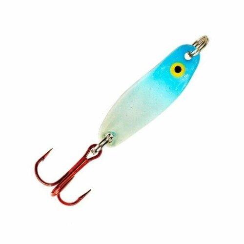 Блесна колеблющаяся Lindy Quiver Spoon #Blue Glow Chrome 1 (LQSP264)