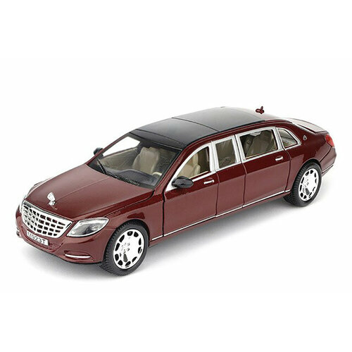 Mercedes W222 maybach pullman s-class X222 2020 dark red лимузины