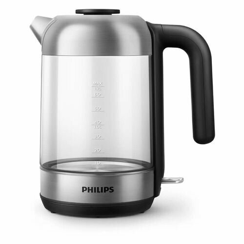 Чайник электрический Philips HD933980 2200Вт прозрачный и нержавеющая сталь 638500₽