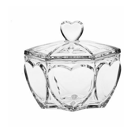 Шкатулка 13 см с крышкой Crystal Bohemia 