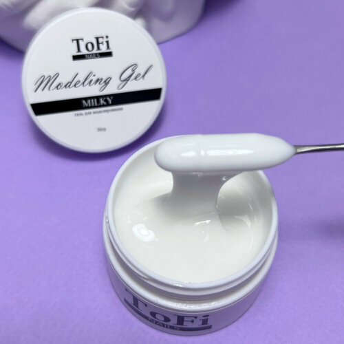 Гель для моделирования Modeling Gel ToFi Milky 30 г