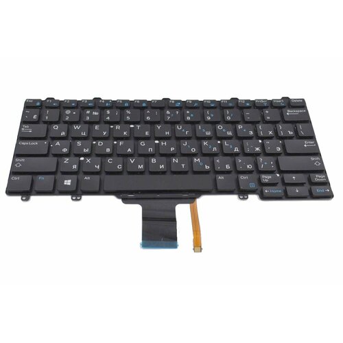 Клавиатура для Dell Latitude E7270 ноутбука с подсветкой клавиатура для ноутбука dell latitude e7250 e7270 черная без рамки