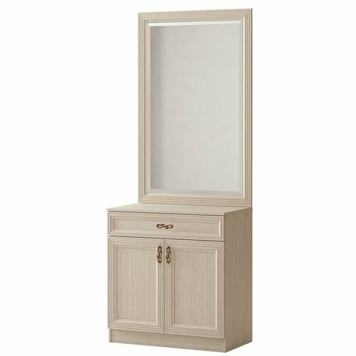 Тумба с зеркалом Лира 59 Дуб нортон светлый