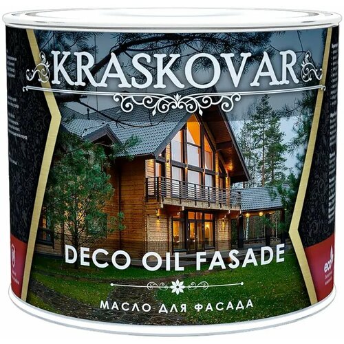 Масло для фасада Красковар Deco Oil Fasade 2.2 л орех гварнери