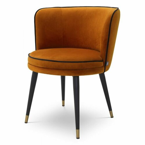 Обеденный стул Grenada savona orange velvet 115882 Eichholtz
