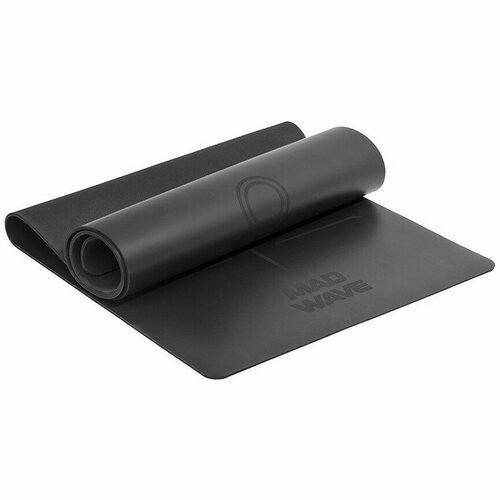 Аксессуары для фитнеса Madwave Yoga Mat PU Rubber (183*61*0.4 cm, Черный)