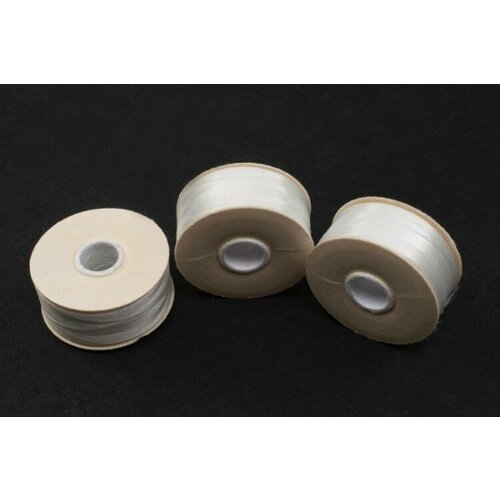 Нить для бисера NYMO, размер 0, длина около 105м, цвет white белый, нейлон, 1030-124, 1шт