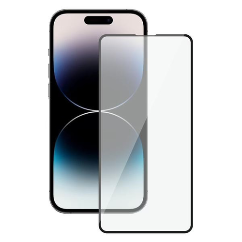 Защитное стекло Deppa 2.5D Full Glue 0.3mm iPhone 14 Pro черный, прозрачный, бесцветный