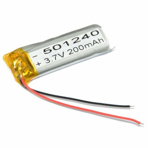 Аккумулятор Li-Pol 501240 (батарея) 5*12*40мм 2pin 3.7V/200mAh