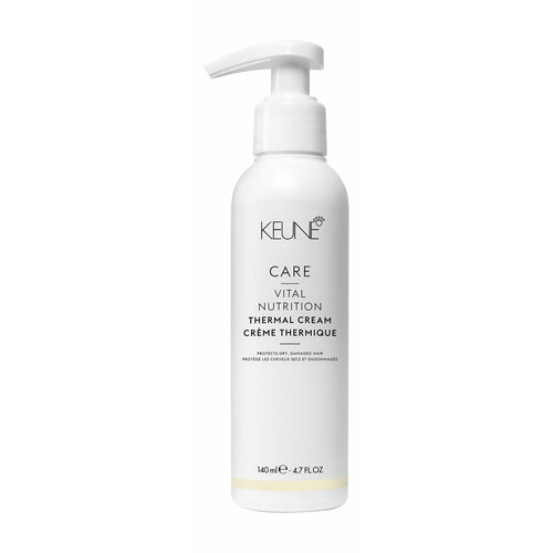 KEUNE Care Vital Nutr Thermal Cream Крем термо-защита для волос Основное питание, 140 мл крем для ухода за волосами keune крем термо защита основное питание care vital nutrition thermal cream