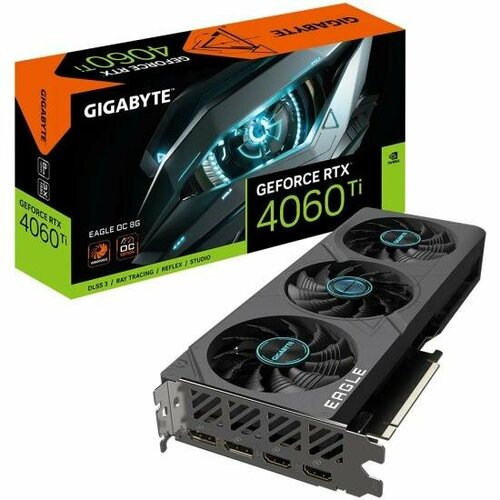GigaByte Видеокарта PCIE16 RTX4060TI 8GB GV-N406TEAGLE-8GD GIGABYTE 5400000₽