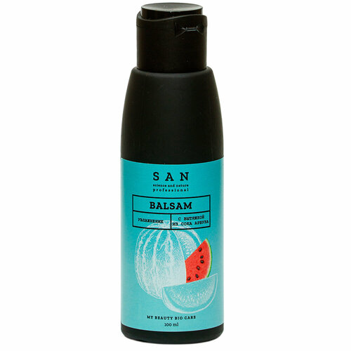 Бальзам для волос SAN Professional Бальзам увлажняющий с вытяжкой из мякоти и сока арбуза 100мл