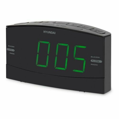 Радиобудильник Hyundai H-RCL238 черный 408600₽