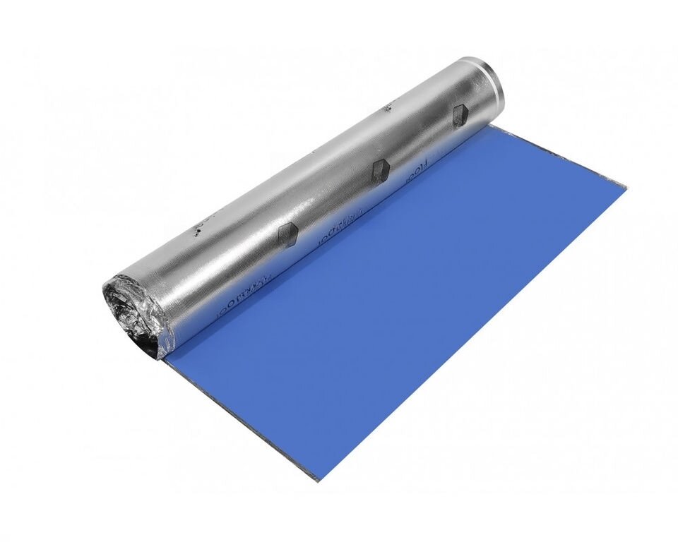 Подложка Alpine Floor Silver Foil Blue Eva 10кв. м. рулон