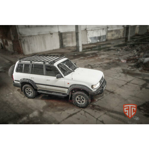 Багажник экспедиционный STC Toyota Land Cruiser 80 шторка