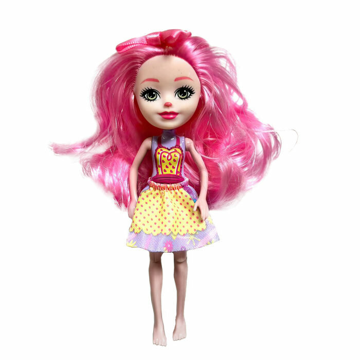 Кукла Лесные феи с розовыми(малиновые) волосами