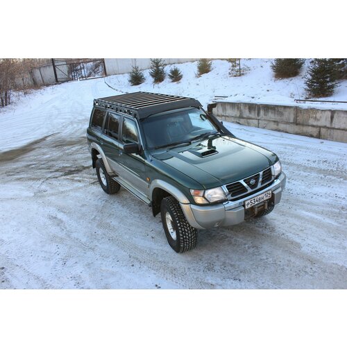 Багажник экспедиционный STC Nissan Patrol Y61 шторка