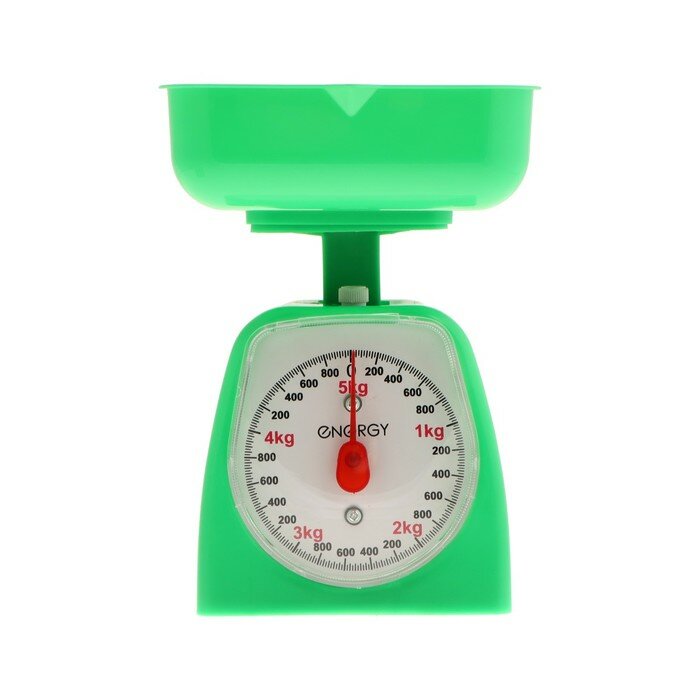 Весы кухонные EN-406МК, механические, до 5 кг, зелёные