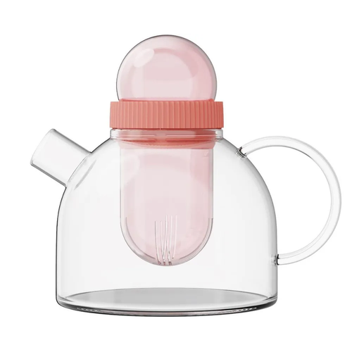 Заварочный чайник KissKissFish BoogieWoogie Teapot (розовый)