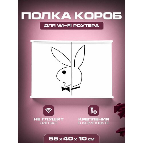 Короб полка под WIFI интернет оборудования 55 40 10 Заяц