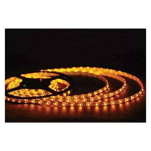 Светодиодная лента влагонепроницаемая HOROZ REN 5M, жёлтый, 12V