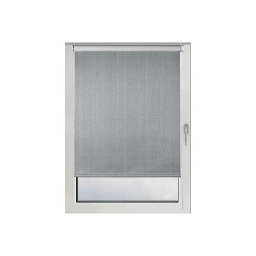 Рулонная штора PRAKTO BLACKOUT Dublin 80х160 см, серый 6533490