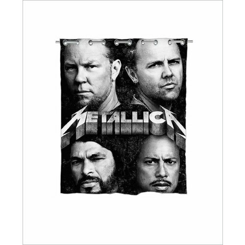 Штора в ванную Metallica, Металлика №8