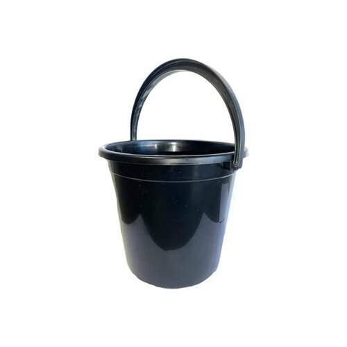 Хозяйственное ведро ООО Агростройлидер 12 л, черное САД-13.14